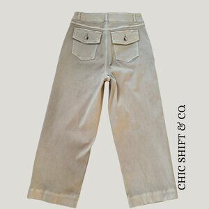 Spanx Twill Cropped Pants Size L